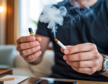 CBD et dépendance à la nicotine : la combinaison e-cigarette et cannabidiol peut-elle faciliter le sevrage tabagique ?