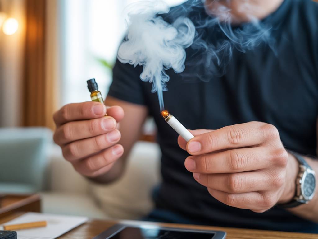 CBD et dépendance à la nicotine : la combinaison e-cigarette et cannabidiol peut-elle faciliter le sevrage tabagique ?